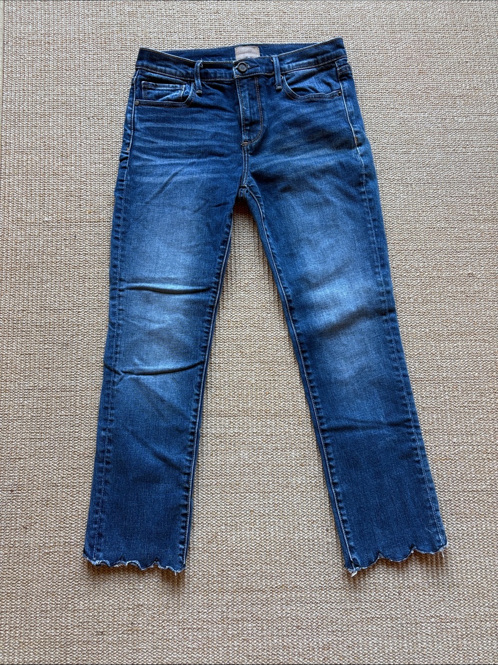 Driftwood Scalloped Hem Ankle Candace Jeans
